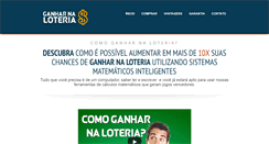 Desktop Screenshot of ganharnaloteria.com