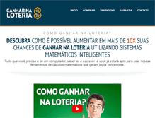 Tablet Screenshot of ganharnaloteria.com